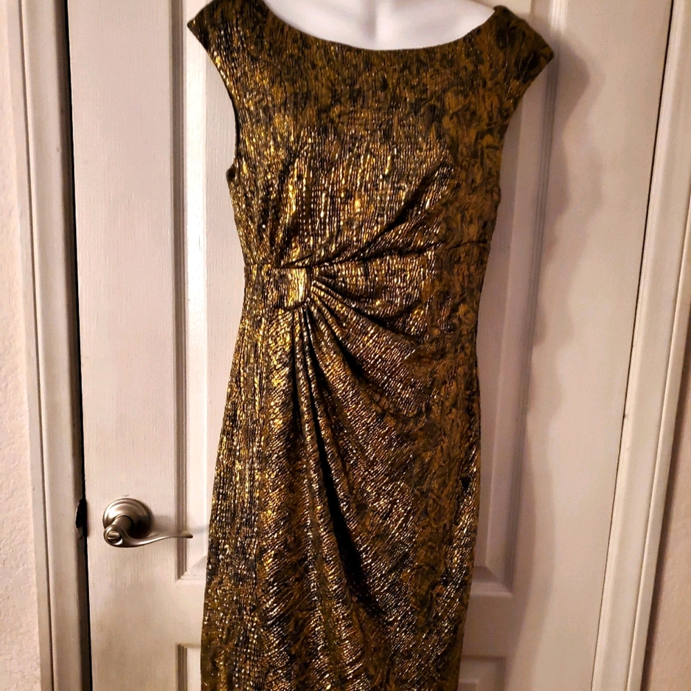 Bronze Elegant Midi dress